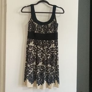 Black and Cream Dress